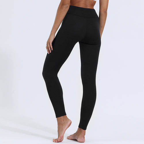 Winter Leggings Warm Thick High - Premium leggings from Ebenelegs