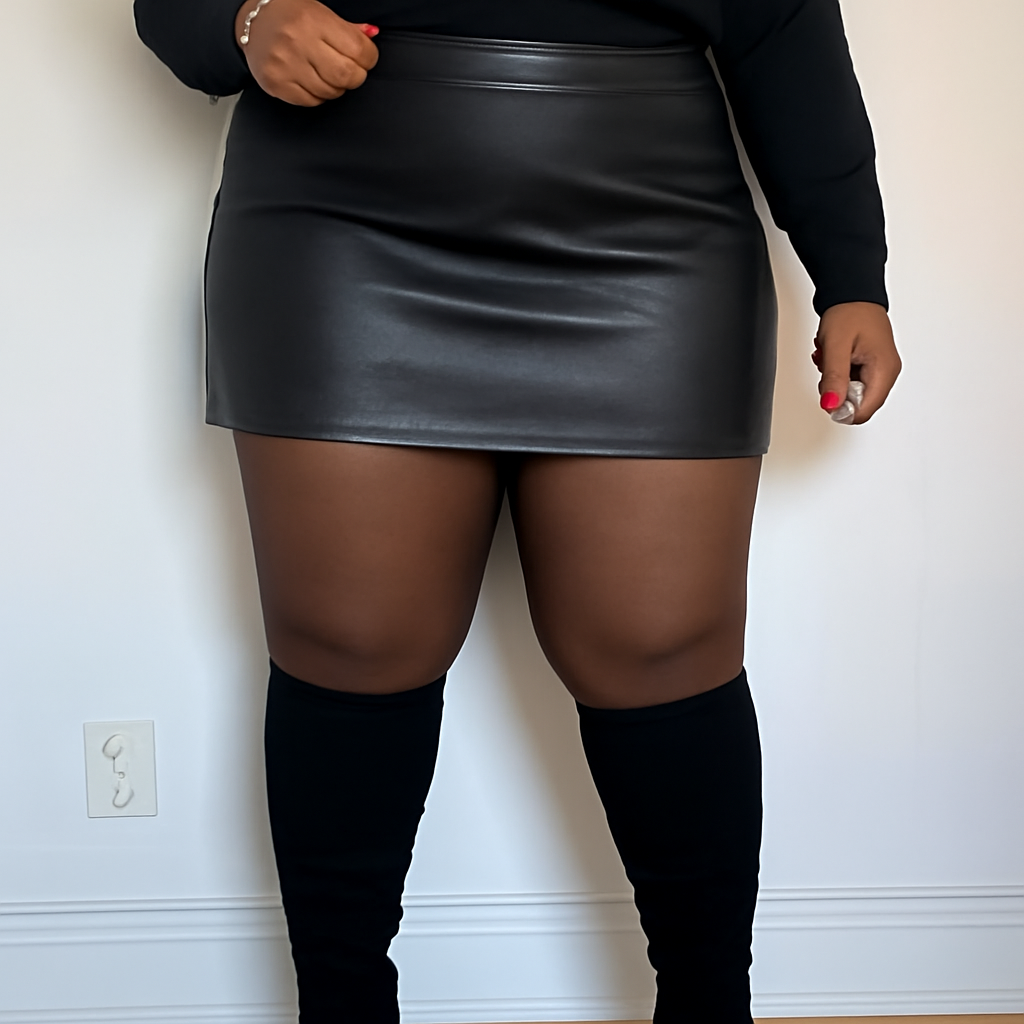 Black/Coffee Winter fleece lined tight